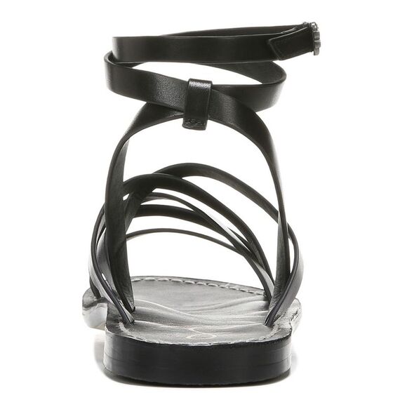 NWT SAM EDELMAN Womens Black Meriai Round Toe Leather Slingback Sandal 9.5 M - Picture 2 of 5